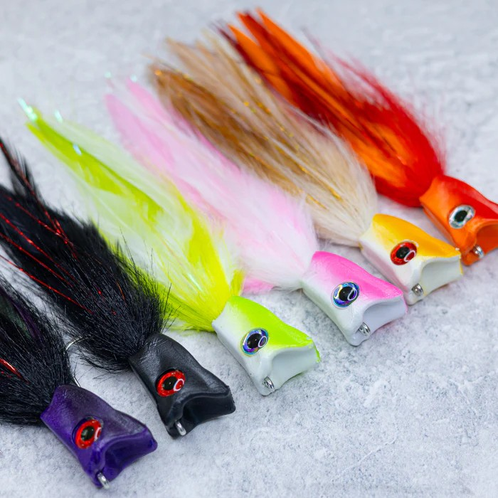 echo fishing lures Space Coast Echo Sounder Popper – Bear's Den Fly Fishing Co