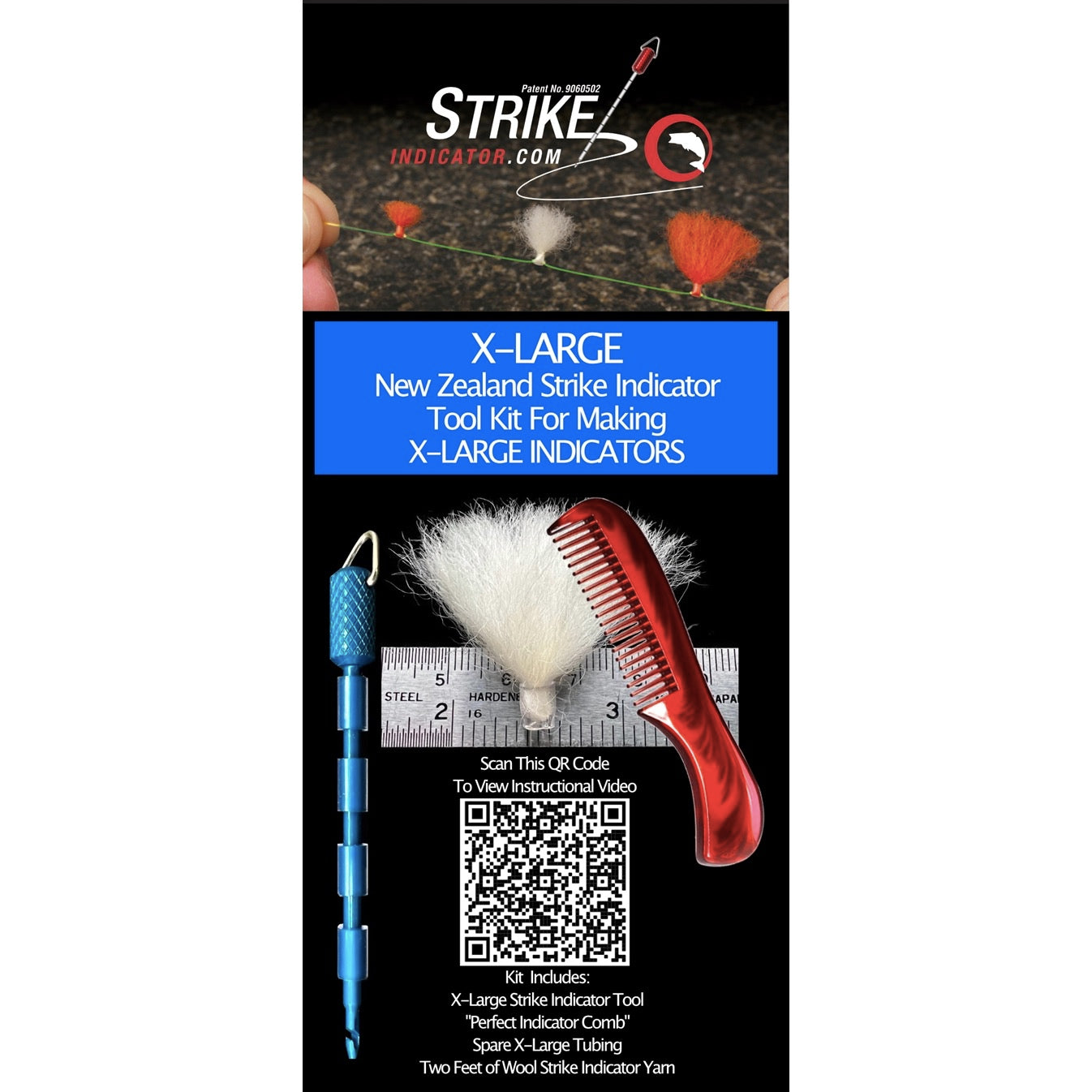 New Zealand X-Large Strike Indicator Tool Kit – Bear's Den Fly Fishing Co.