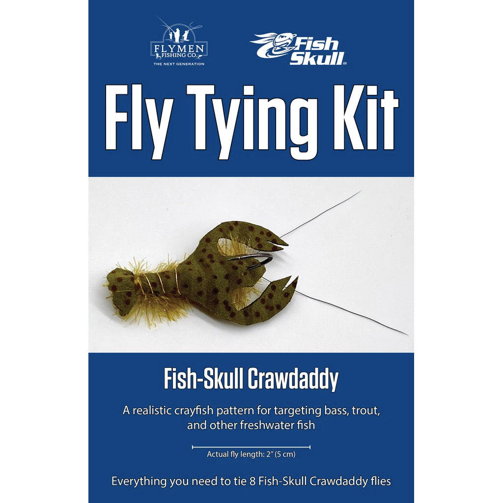 Flymen Fishing Company Fish Skull Crawdaddy Fly Tying Kit – Bear's Den Fly  Fishing Co.