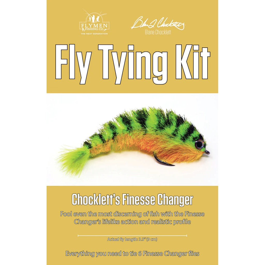Flymen Fishing Company Chocklett's Finesse Changer Fly Tying Kit – Bear's  Den Fly Fishing Co.