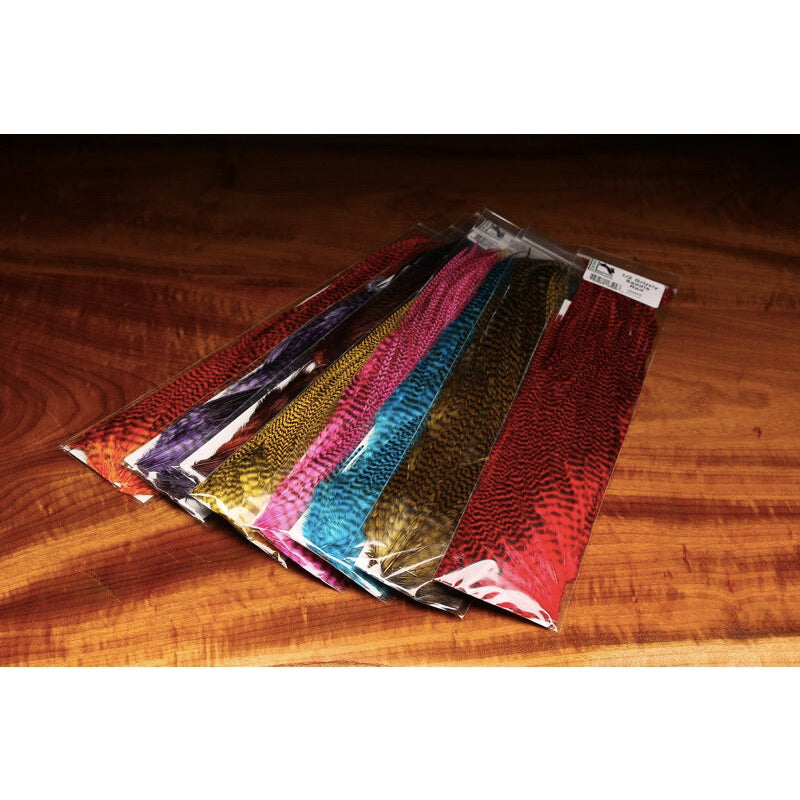 Hareline Half Grizzly Saddle