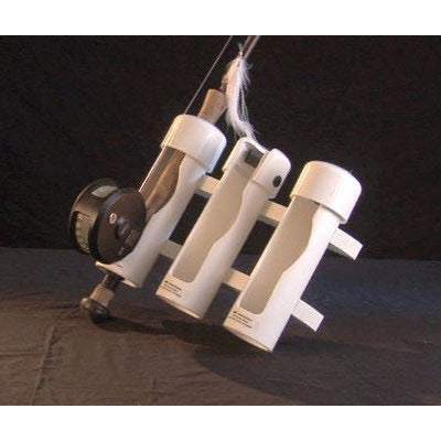 Suction Cup Fishing Rod Holder for Boat, Tube Holder 2 White