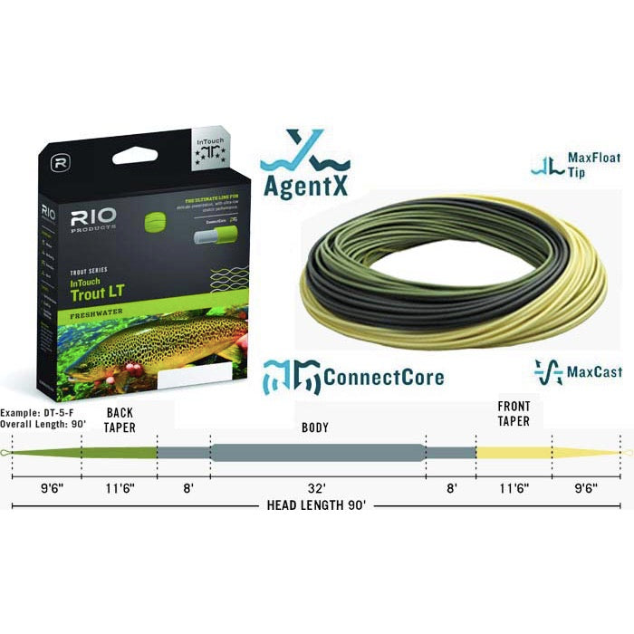 RIO - InTouch Trout LT Double Taper Fly Line – Bear's Den Fly