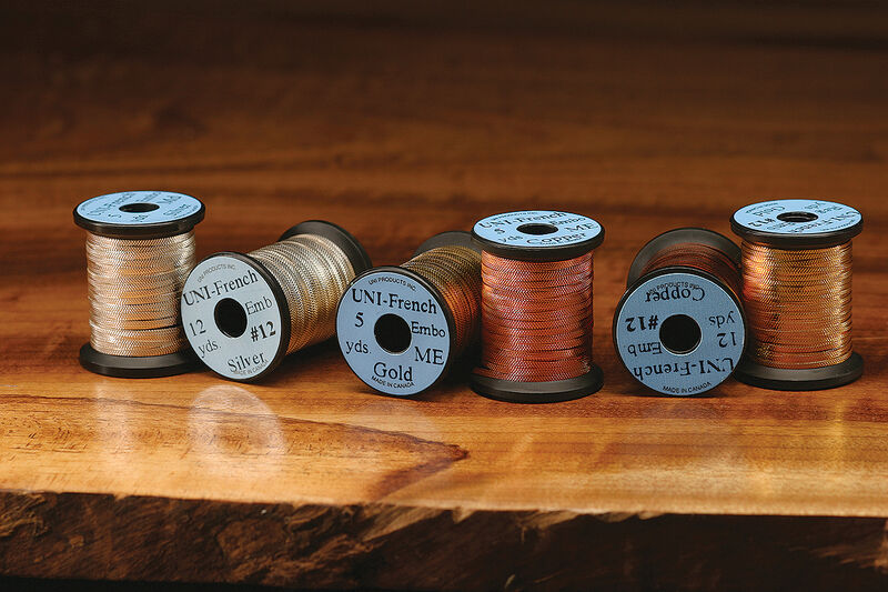 UniFrench Embossed Tinsel Bear's Den Fly Fishing Co.