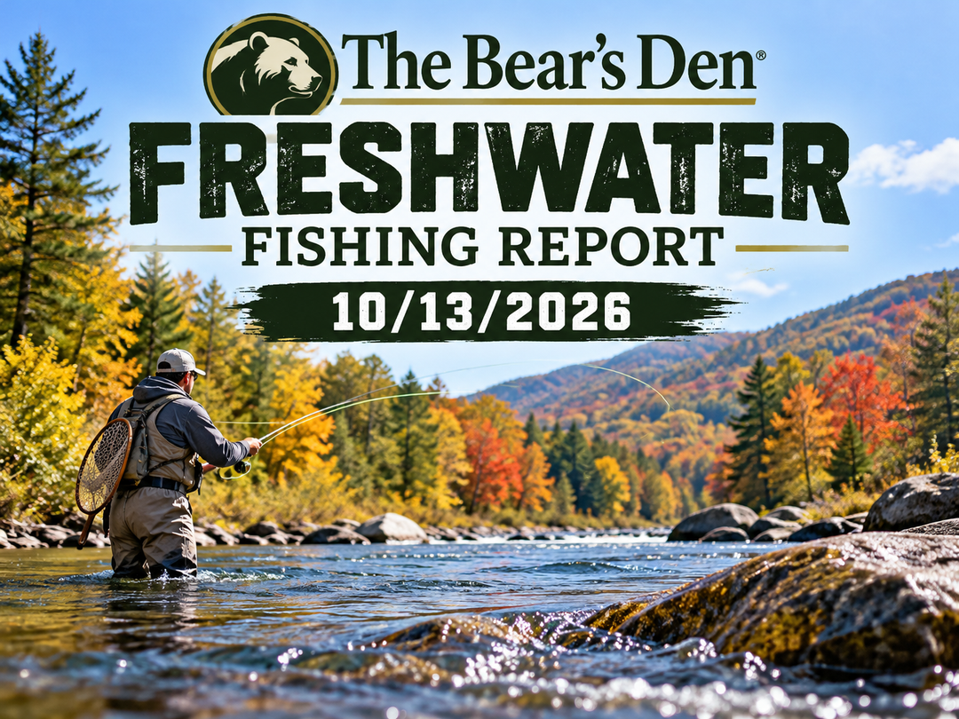 The Bear’s Den Freshwater Fishing Report 10/13/2026
