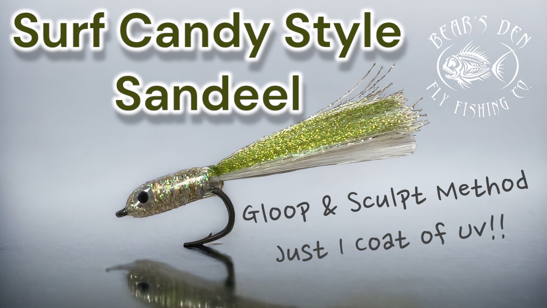 Tying a Surf Candy Style Fly Using The "Gloop & Sculpt Method" w Just 1 Coat of Resin.