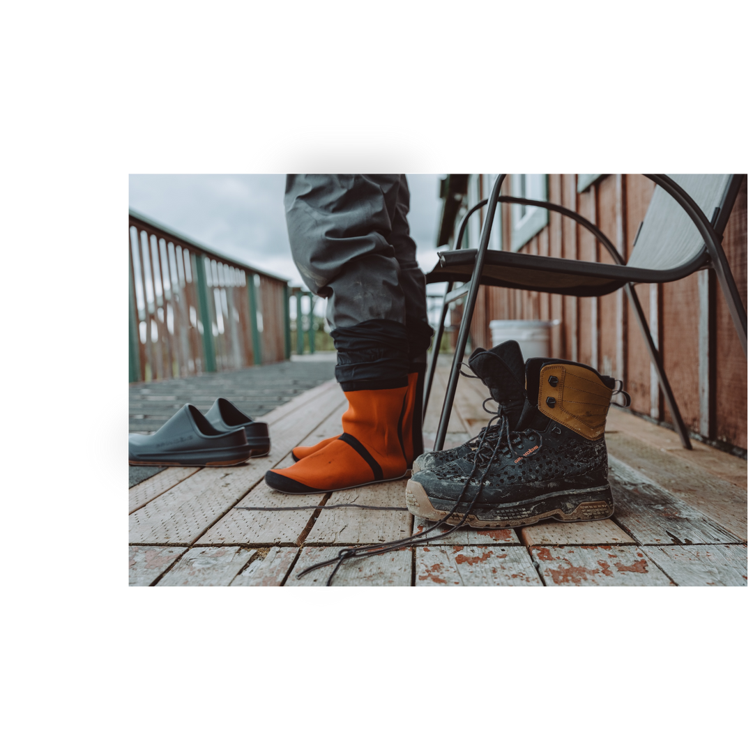 Grundens Rock Armor Wading Boot Rubber