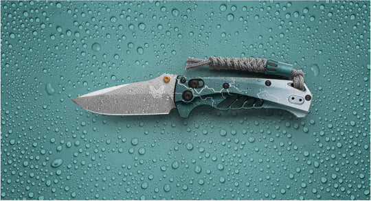 Abel x Benchmade Mini Adira Dark Waters Edition