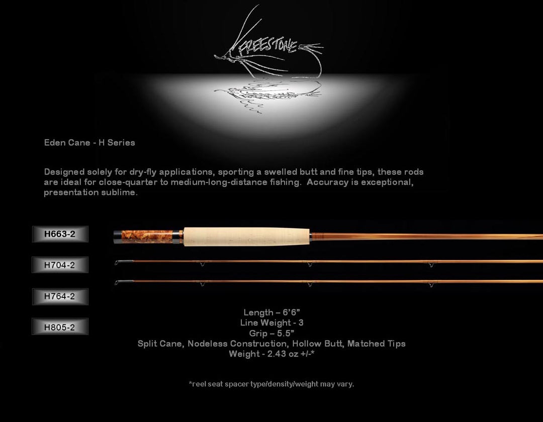 Eden Cane Split-Cane Nodeless Bamboo Fly Rods