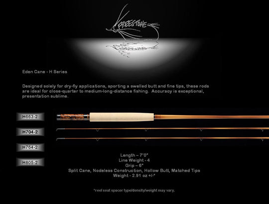Eden Cane Split-Cane Nodeless Bamboo Fly Rods