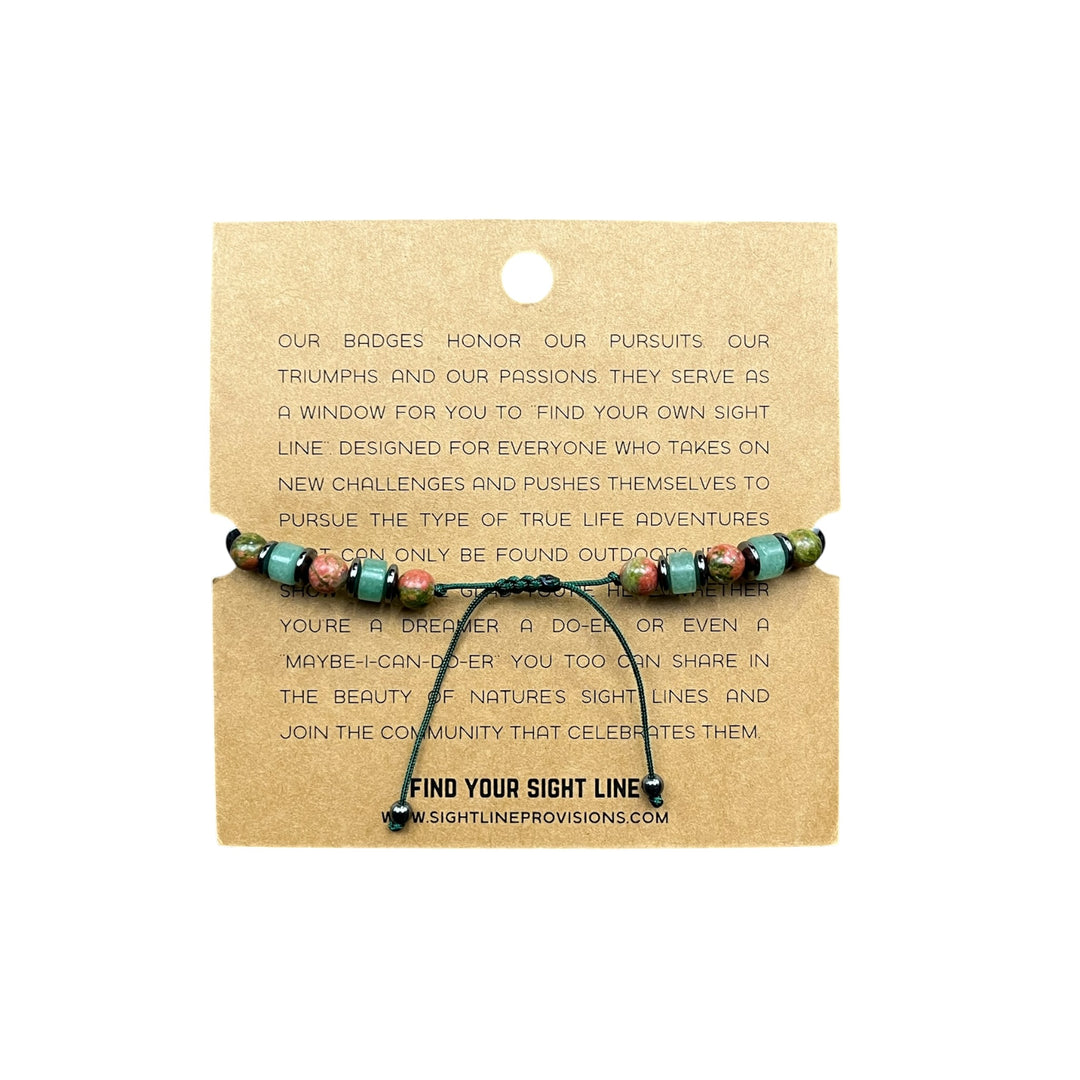 Sight Line Provisions Striped Bass Beaded Bracelet
