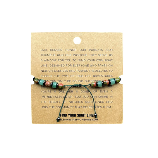 Sight Line Provisions Striped Bass Beaded Bracelet