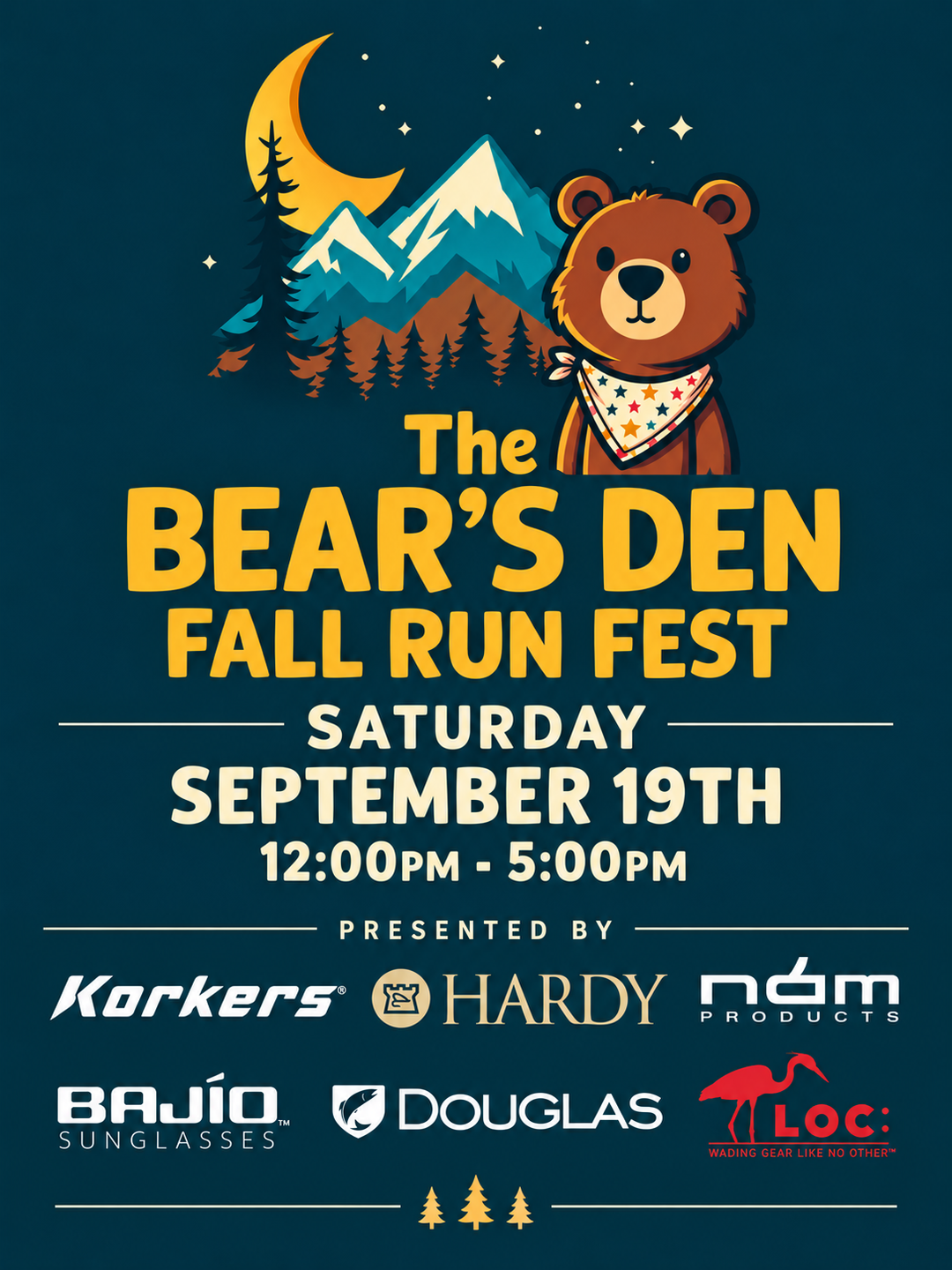 The Bear’s Den Fall Run Fest (Saturday, September 19th 12pm-5pm)