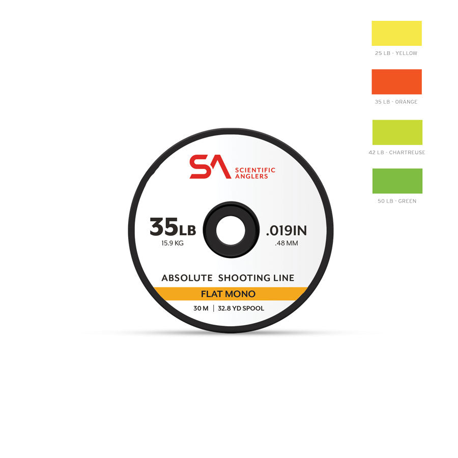 Scientific Anglers Absolute Shooting Line Flat Mono