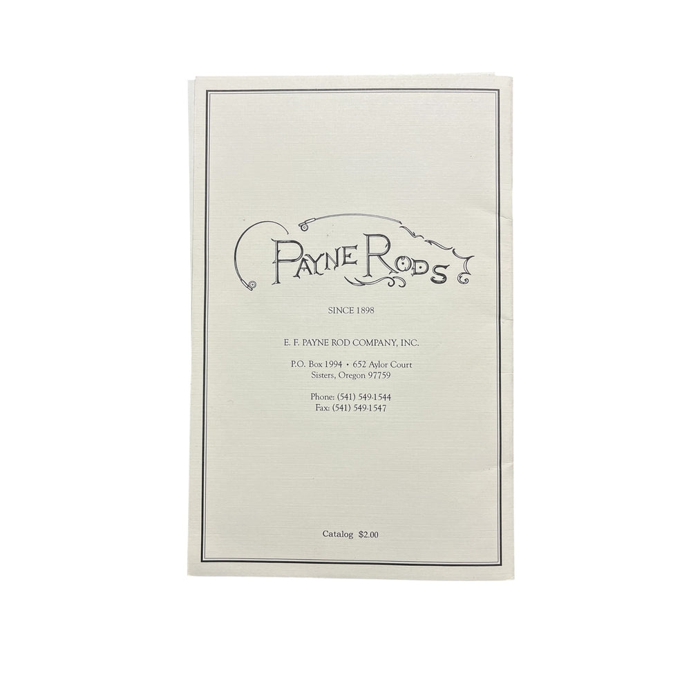 E.F. Payne Rod Catalog