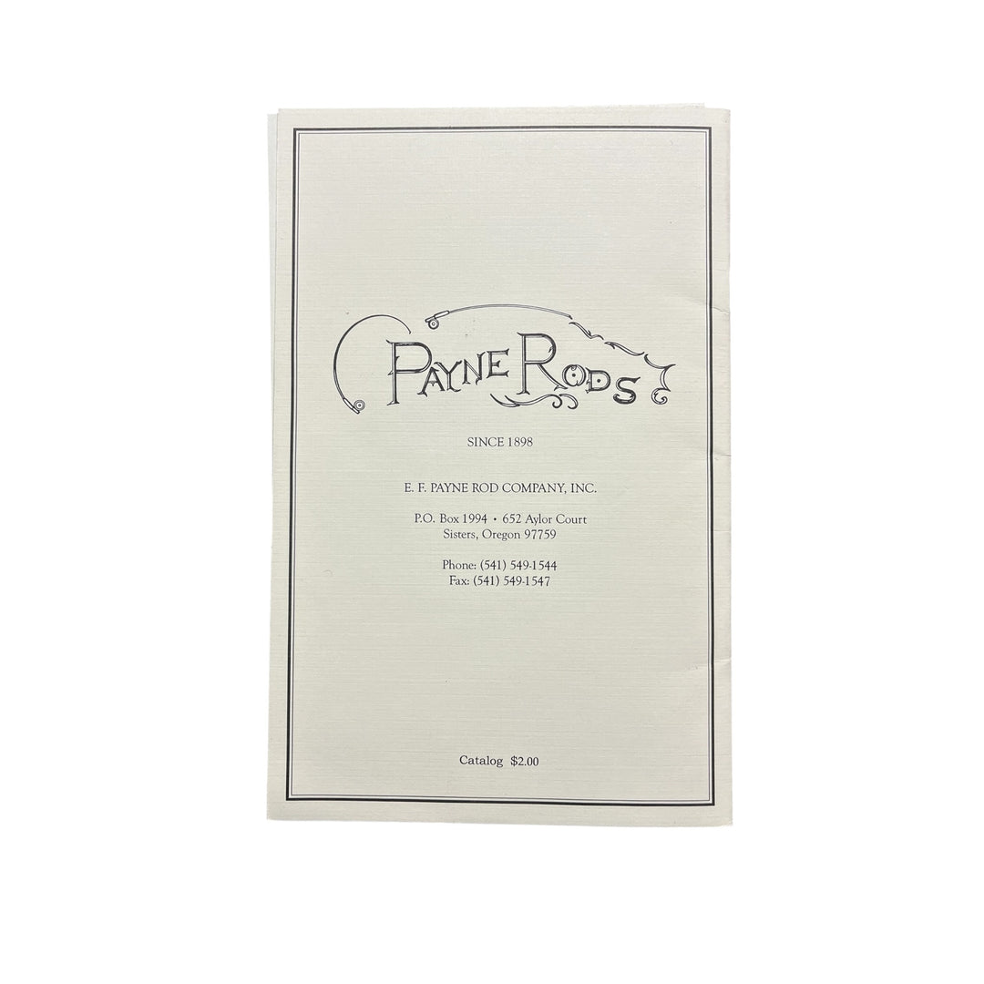 E.F. Payne Rod Catalog