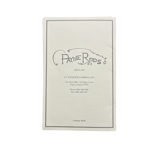 E.F. Payne Rod Catalog