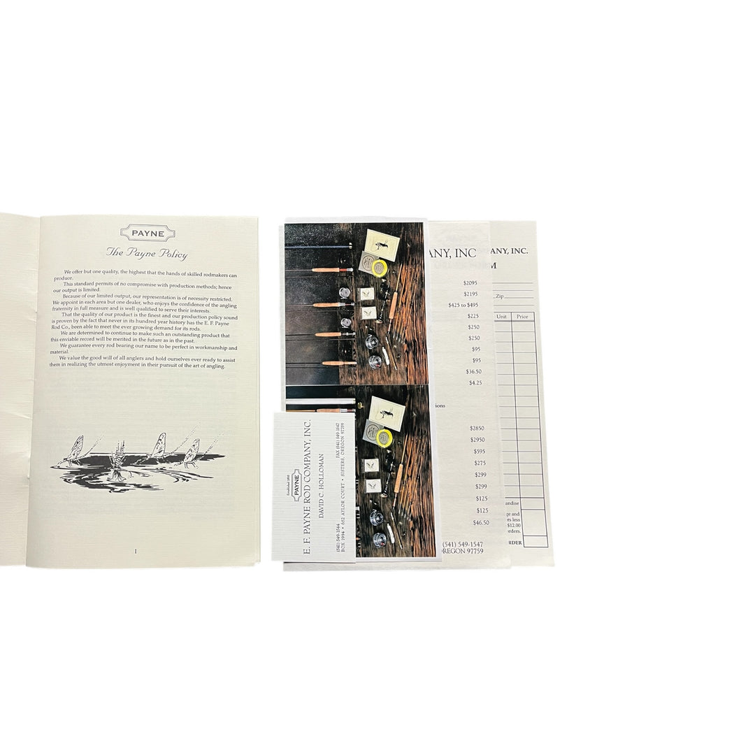 E.F. Payne Rod Catalog
