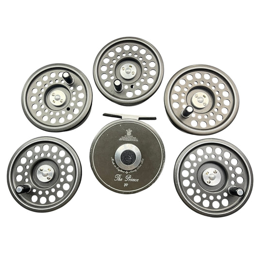 Hardy Prince 7/8 Reel w/ 5 Spare Spools