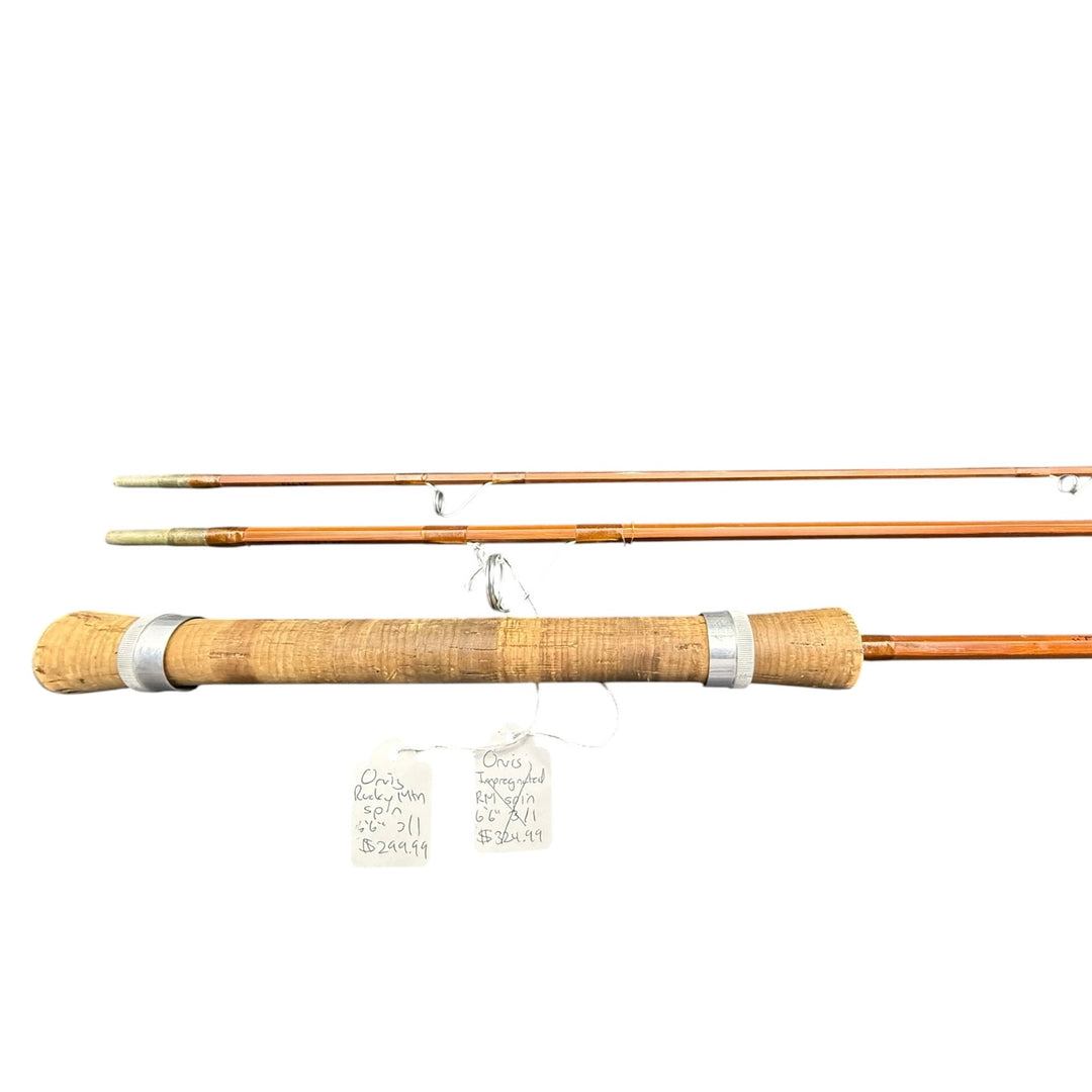 Orvis Impregnated Rocky Mountain Spinning Rod (Split-Cane) 6’6” 3pc Rod