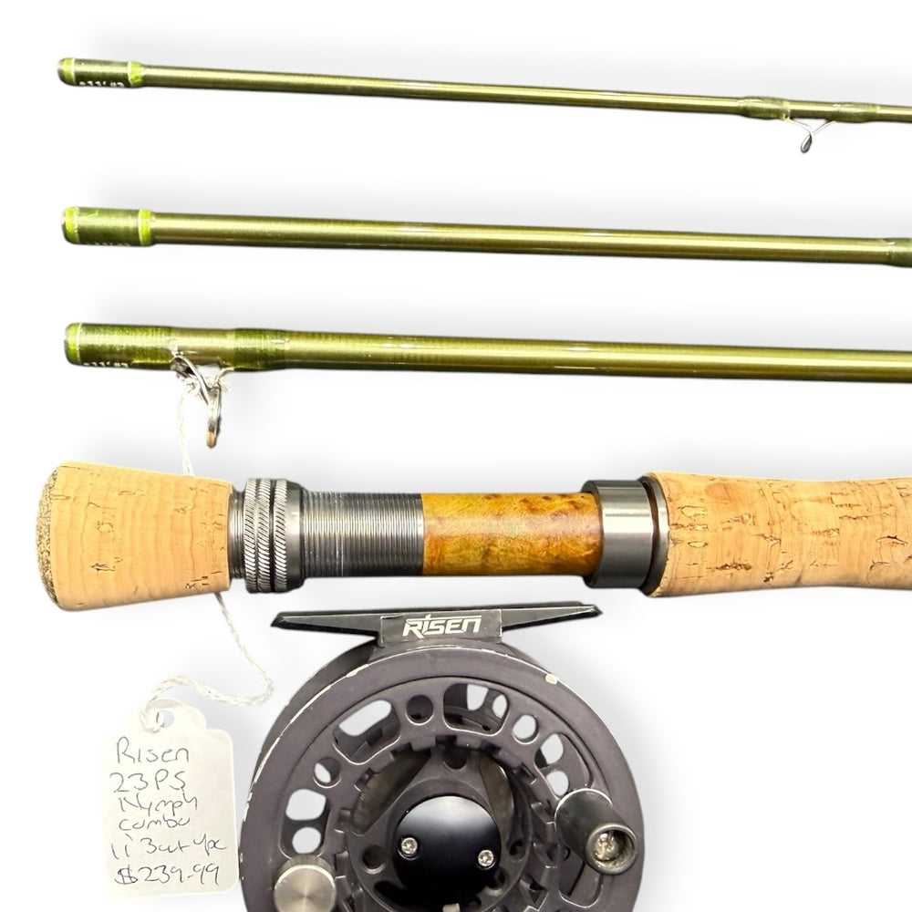 Risen 23PS Nymph 11' 3wt 4pc Rod/Reel Combo