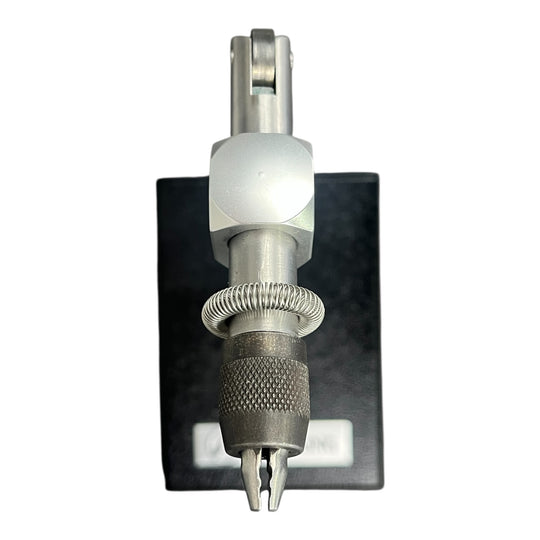 Dyna-King Kingfisher Pedestal Vise w/ Standard and Midge Jaw