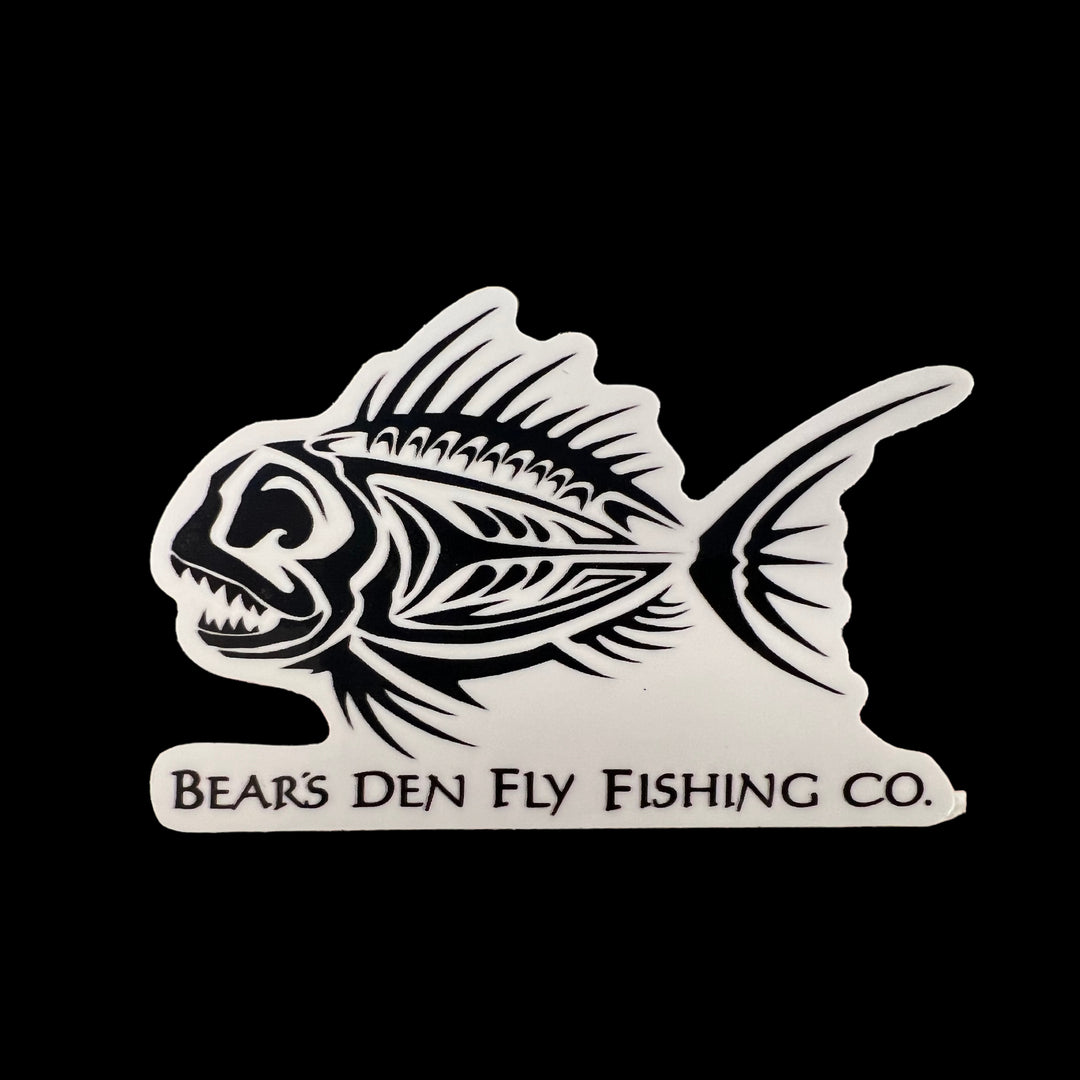 Bear's Den Tribal Fish Logo Sticker