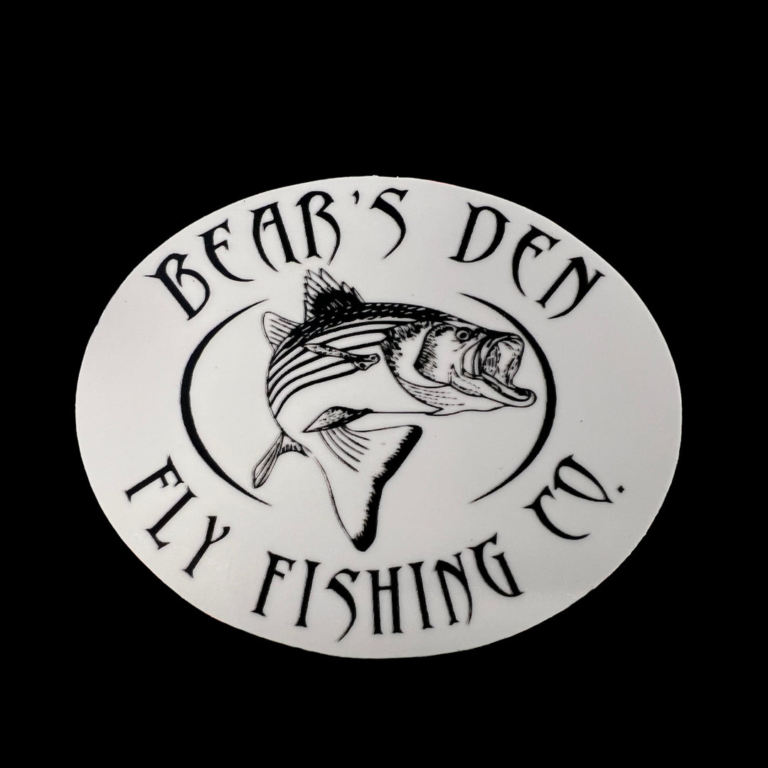 Bear's Den Striped Bass Sticker