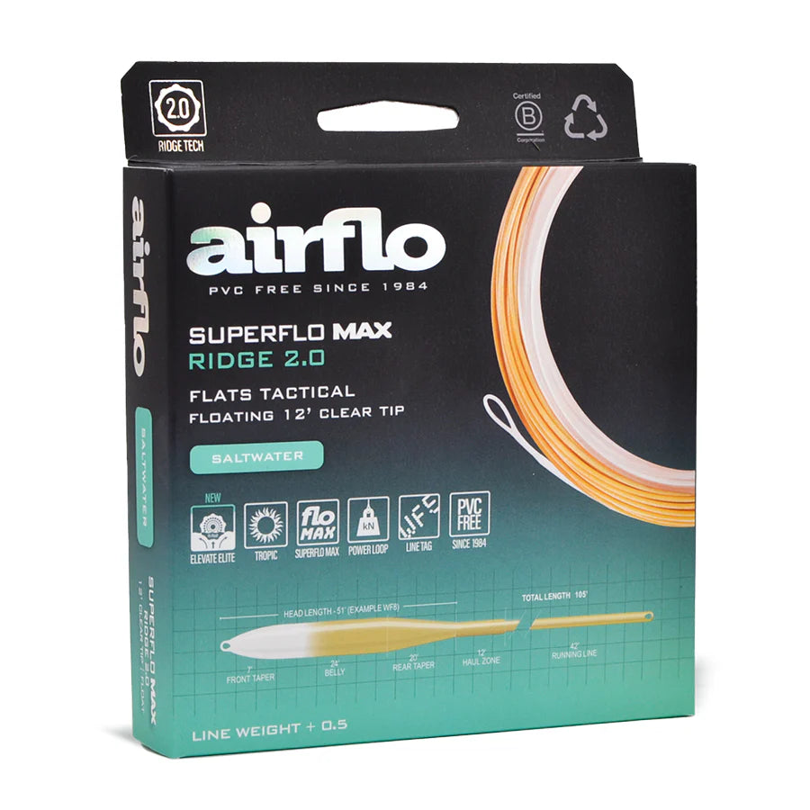 Airflo Superflo Max Ridge 2.0 Flats Tactical Taper | 12&