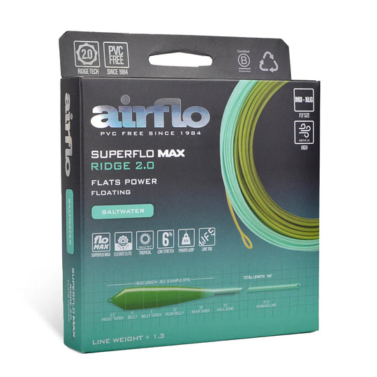 Airflo Superflo Max Ridge 2.0 Flats Power Taper (NEW)