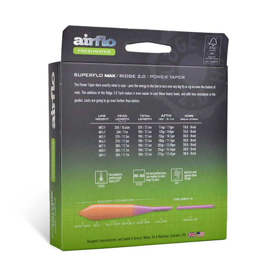 Airflo Superflo Max Ridge 2.0 Power Taper (NEW)