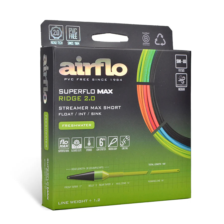 Airflo Superflo Max Ridge 2.0 Streamer Max Short (NEW)