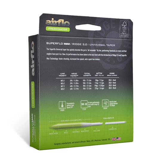 Airflo Superflo Max Ridge 2.0 Universal Taper (NEW)