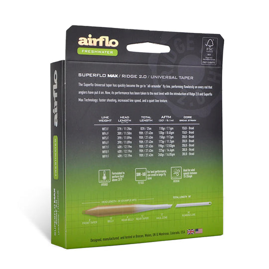 Airflo Superflo Max Ridge 2.0 Universal Taper (NEW)