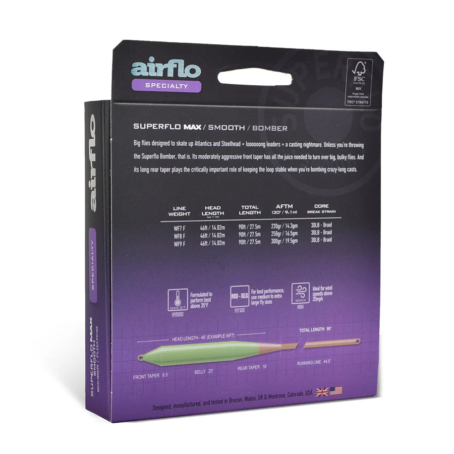 Airflo Superflo Max Smooth Bomber (NEW)