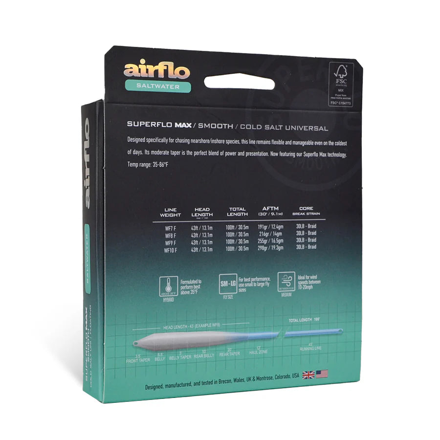 Airflo Superflo Max Smooth Cold Salt Universal Floating (NEW)