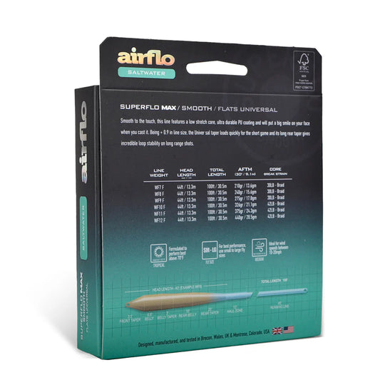 Airflo Superflo Max Smooth Flats Universal Taper (NEW)