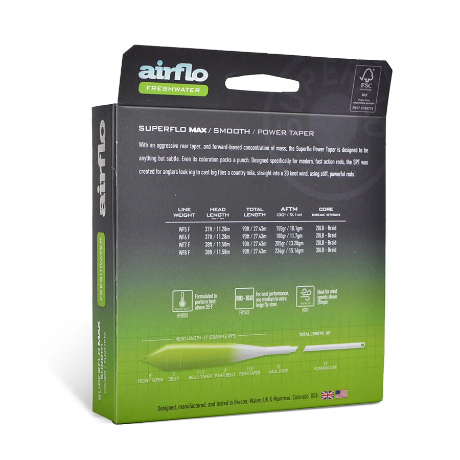 Airflo Superflo Max Smooth Power Taper (NEW)
