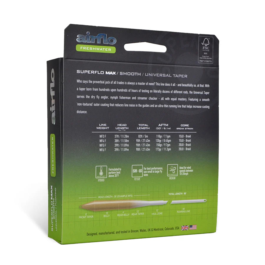 Airflo Superflo Max Smooth Universal Taper (NEW)
