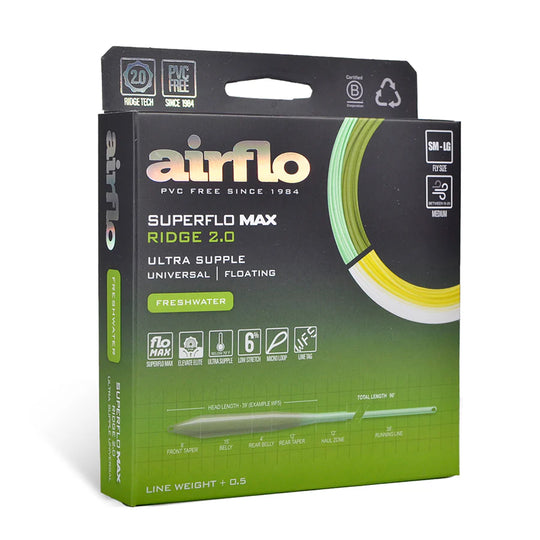 Airflo Superflo Max Ridge 2.0 Ultra Supple - Universal Taper (NEW)