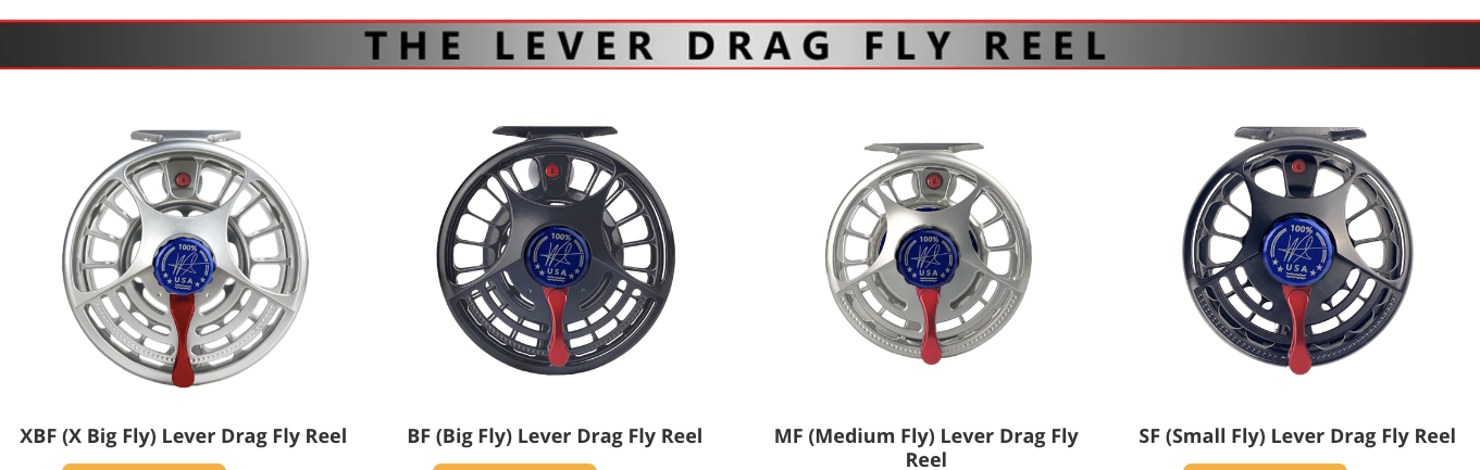 Seigler MF (Medium Fly) Lever Drag Fly Reel – White Water Outfitters