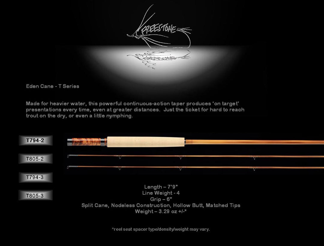 Eden Cane Split-Cane Nodeless Bamboo Fly Rods