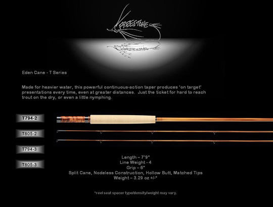 Eden Cane Split-Cane Nodeless Bamboo Fly Rods