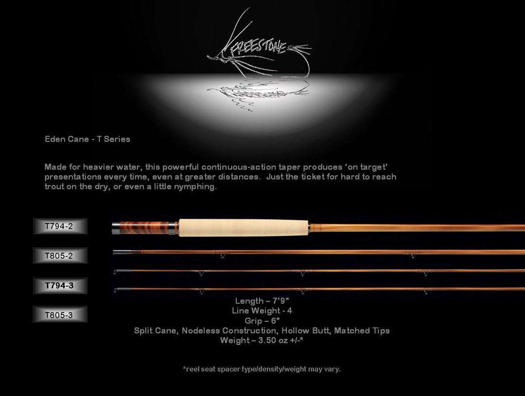 Eden Cane Split-Cane Nodeless Bamboo Fly Rods