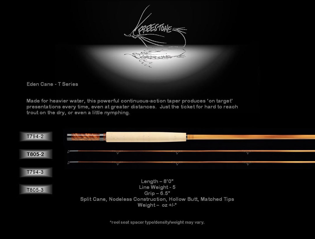 Eden Cane Split-Cane Nodeless Bamboo Fly Rods