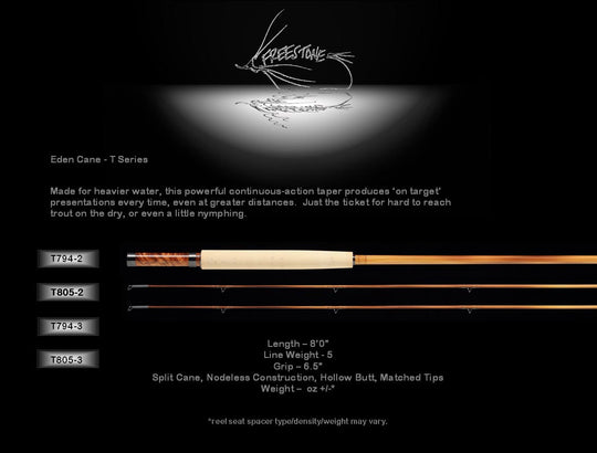 Eden Cane Split-Cane Nodeless Bamboo Fly Rods