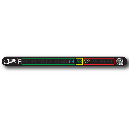 Cling Thermometer Temperature Tape