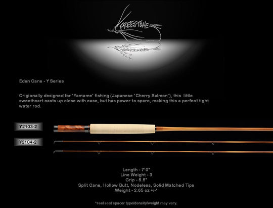 Eden Cane Split-Cane Nodeless Bamboo Fly Rods