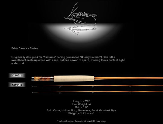 Eden Cane Split-Cane Nodeless Bamboo Fly Rods