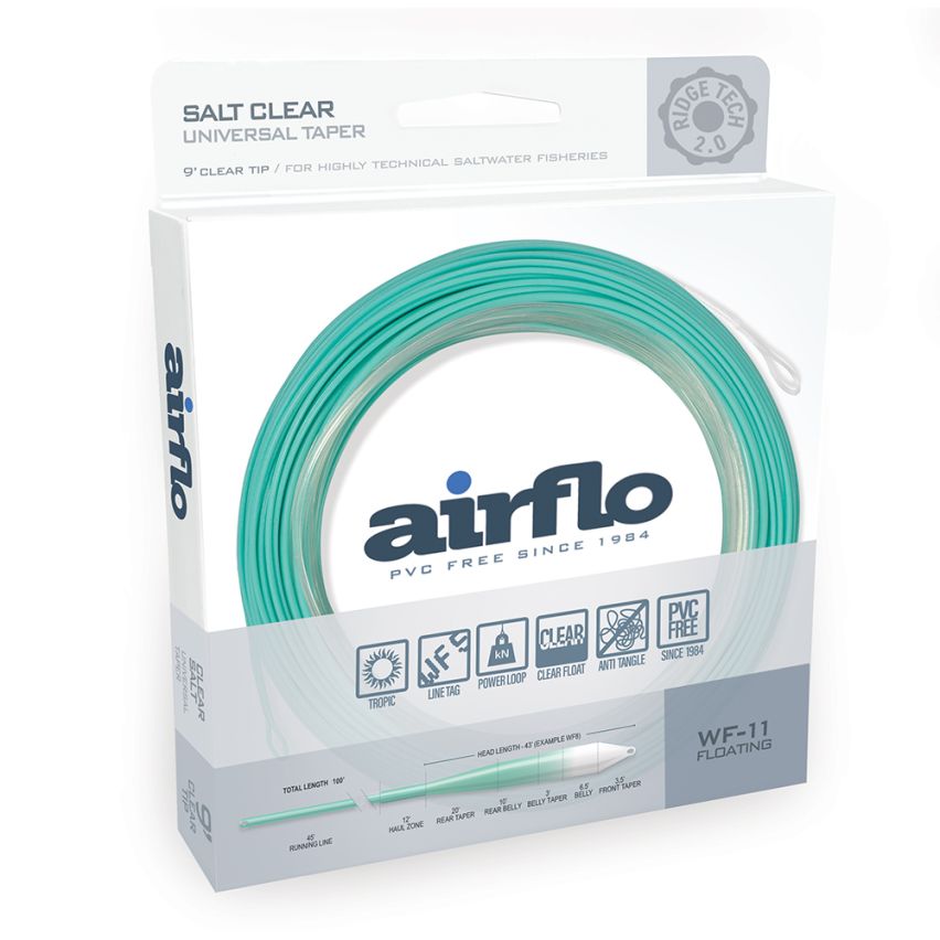 Airflo Superflo Ridge 2.0 Flats Universal Taper | 9' Clear Tip